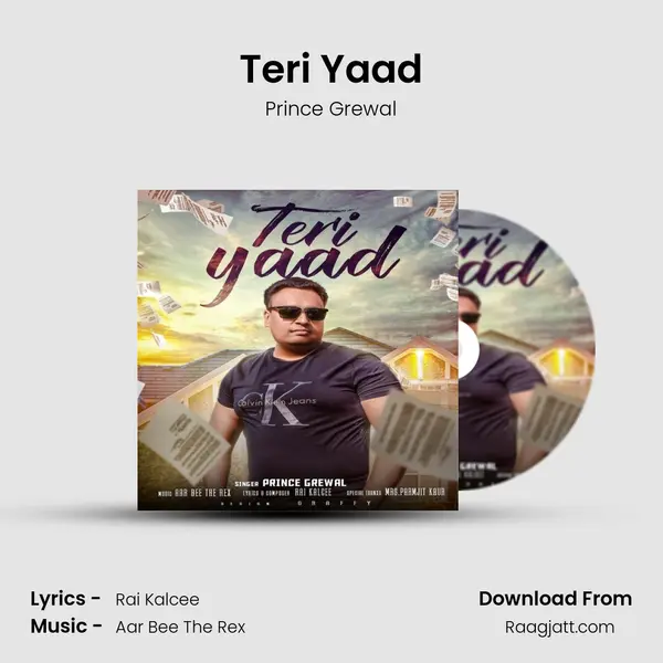 Teri Yaad - Prince Grewal album cover 