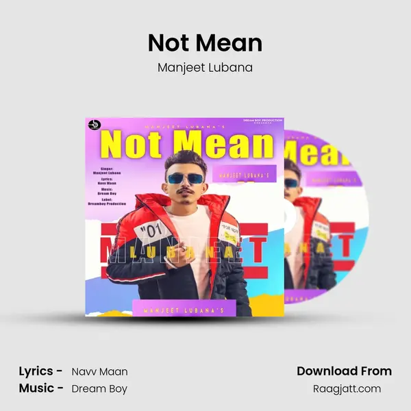 Not Mean - Manjeet Lubana album cover 