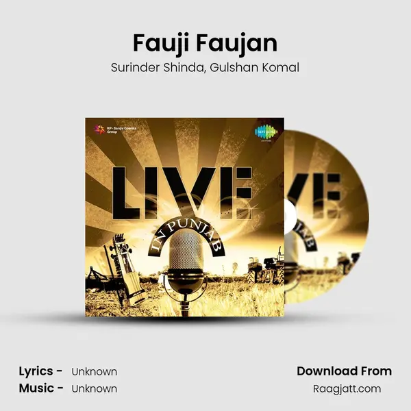 Fauji Faujan - Surinder Shinda album cover 