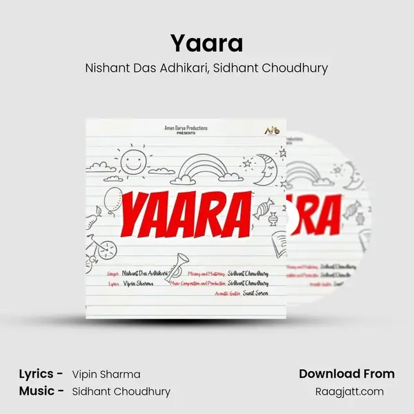 Yaara - Nishant Das Adhikari album cover 