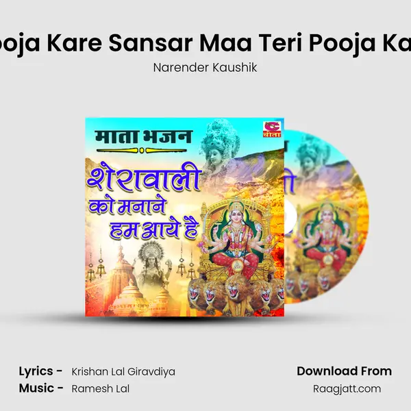 Pooja Kare Sansar Maa Teri Pooja Kare - Narender Kaushik album cover 