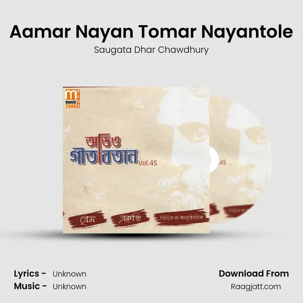 Aamar Nayan Tomar Nayantole - Saugata Dhar Chawdhury album cover 