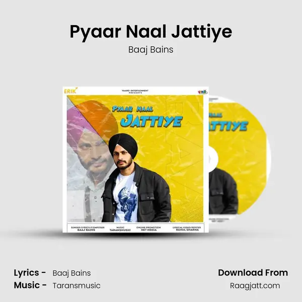 Pyaar Naal Jattiye - Baaj Bains album cover 