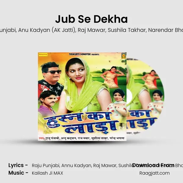 Jub Se Dekha - Raju Punjabi album cover 