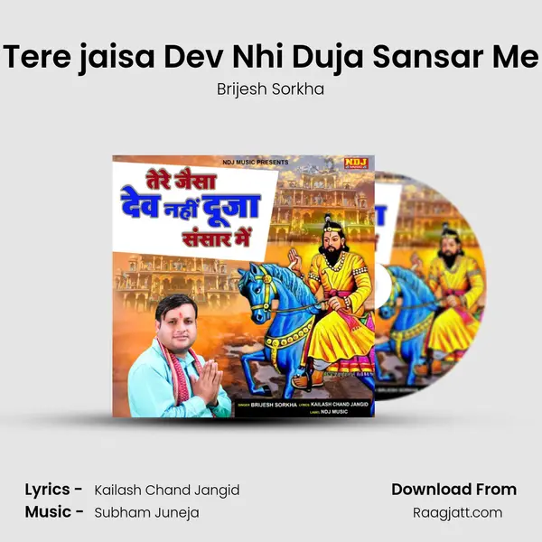 Tere jaisa Dev Nhi Duja Sansar Me - Brijesh Sorkha album cover 