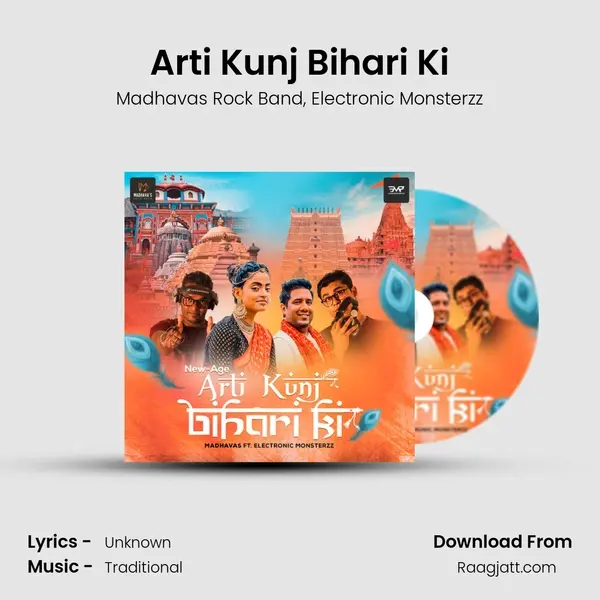 Arti Kunj Bihari Ki - Madhavas Rock Band album cover 