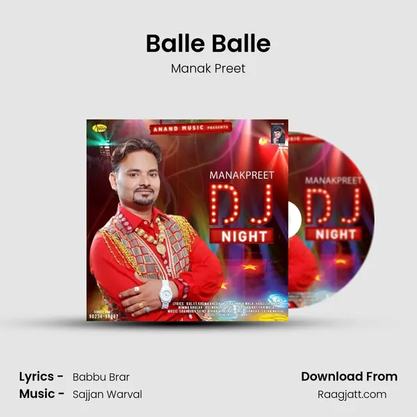 Balle Balle - Manak Preet album cover 