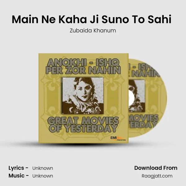 Main Ne Kaha Ji Suno To Sahi (From Ishq Per Zor Nahin) mp3 song