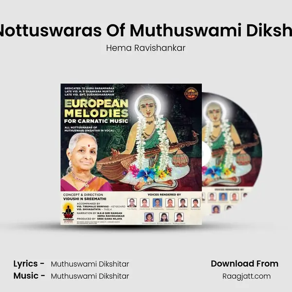 An Introduction Abut Nottuswaras Of Muthuswami Dikshitar On Guru In English - Hema Ravishankar album cover 