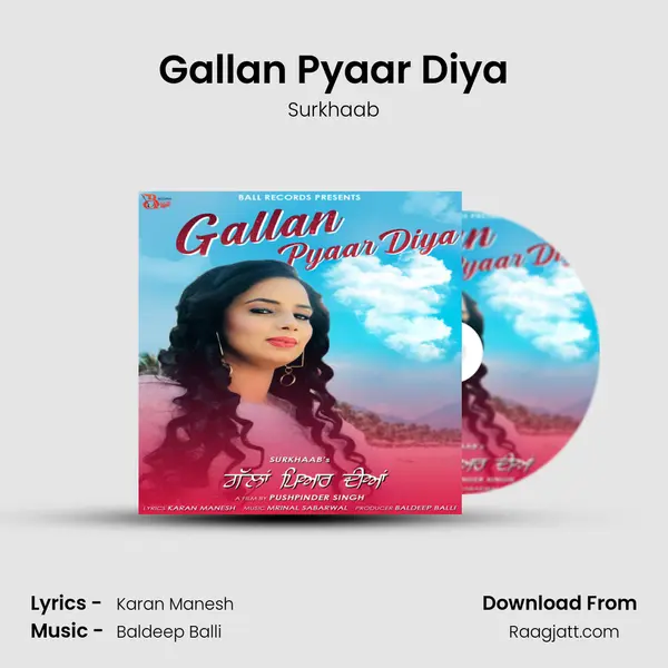 Gallan Pyaar Diya - Surkhaab album cover 