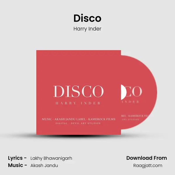 Disco - Harry Inder album cover 