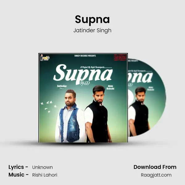 Supna - Jatinder Singh album cover 