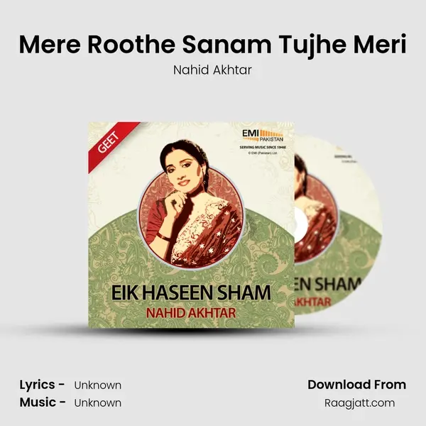 Mere Roothe Sanam Tujhe Meri - Nahid Akhtar album cover 