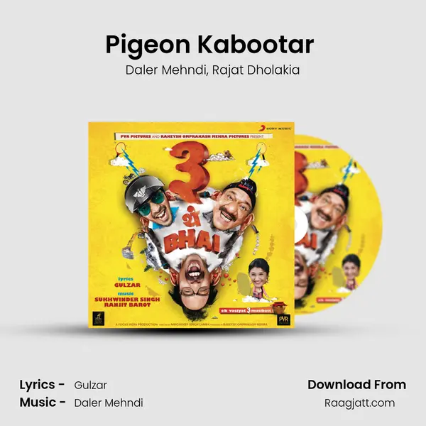 Pigeon Kabootar (Teen Thay Bhai) - Daler Mehndi album cover 