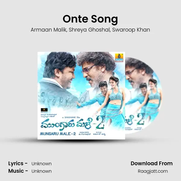 Onte Song - Armaan Malik album cover 