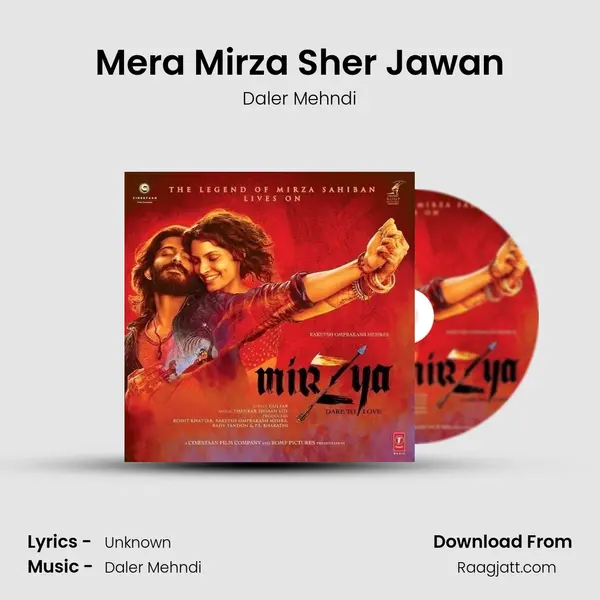 Mera Mirza Sher Jawan - Daler Mehndi album cover 