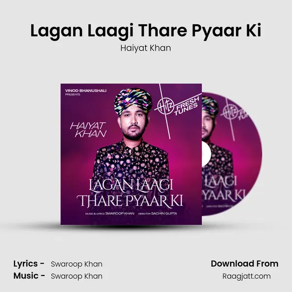 Lagan Laagi Thare Pyaar Ki - Haiyat Khan album cover 