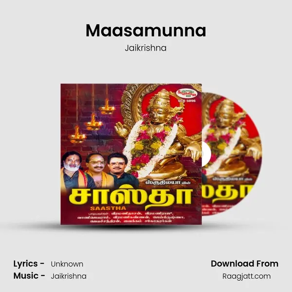 Maasamunna - Jaikrishna album cover 