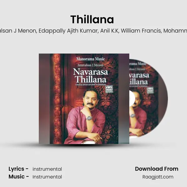 Thillana (Instrumental) - Sreevalsan J Menon album cover 