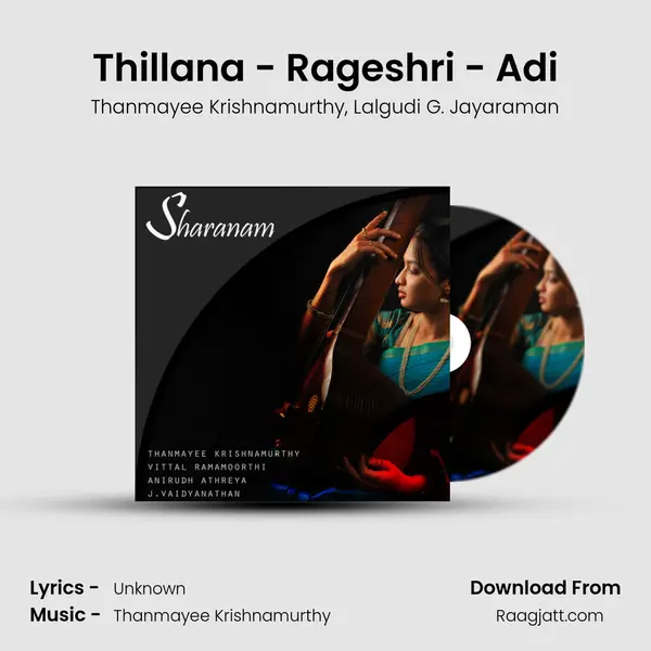 Thillana - Rageshri - Adi - Thanmayee Krishnamurthy album cover 