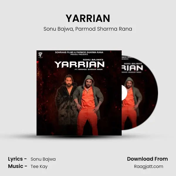 YARRIAN - Sonu Bajwa album cover 