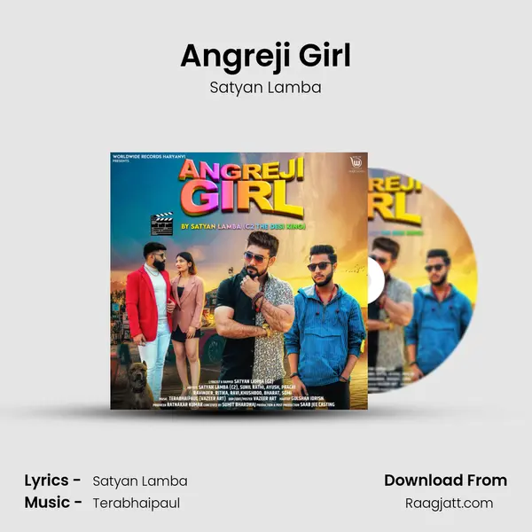 Angreji Girl - Satyan Lamba album cover 