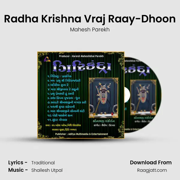 Radha Krishna Vraj Raay-Dhoon - Mahesh Parekh album cover 