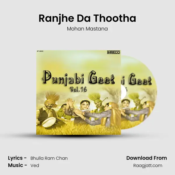 Ranjhe Da Thootha - Mohan Mastana album cover 