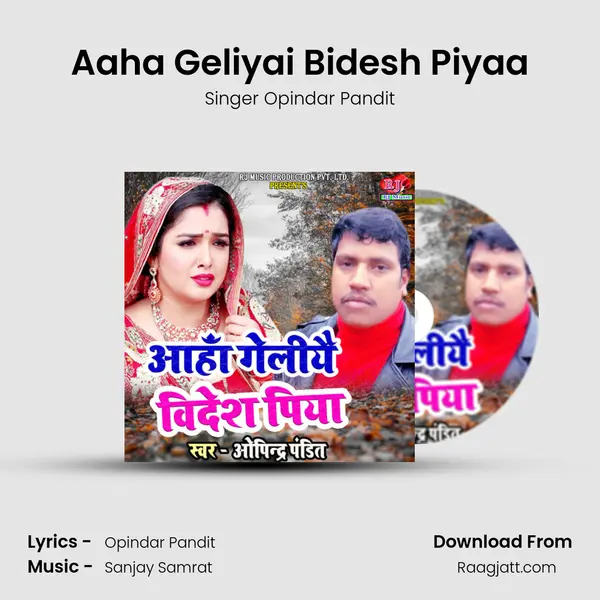 Aaha Geliyai Bidesh Piyaa - Singer Opindar Pandit album cover 