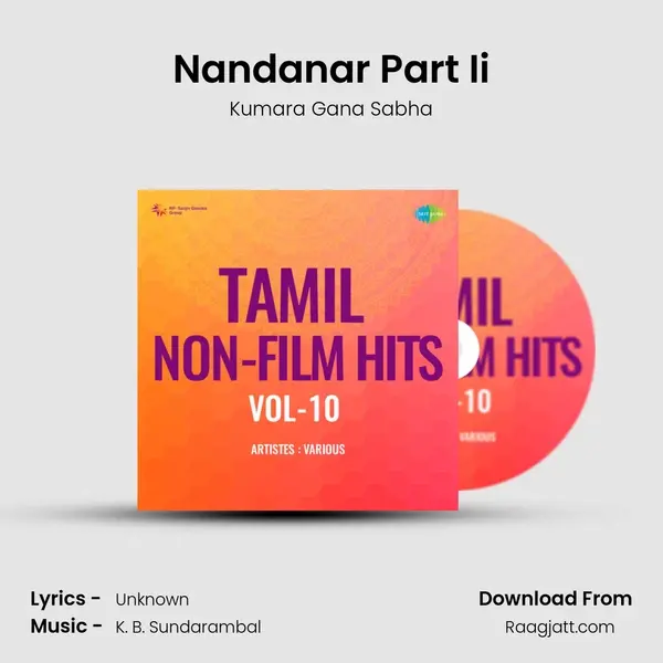 Nandanar Part Ii - Kumara Gana Sabha album cover 