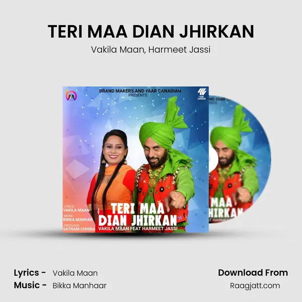 TERI MAA DIAN JHIRKAN - Vakila Maan album cover 