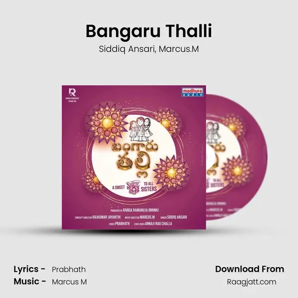 Bangaru Thalli - Siddiq Ansari album cover 