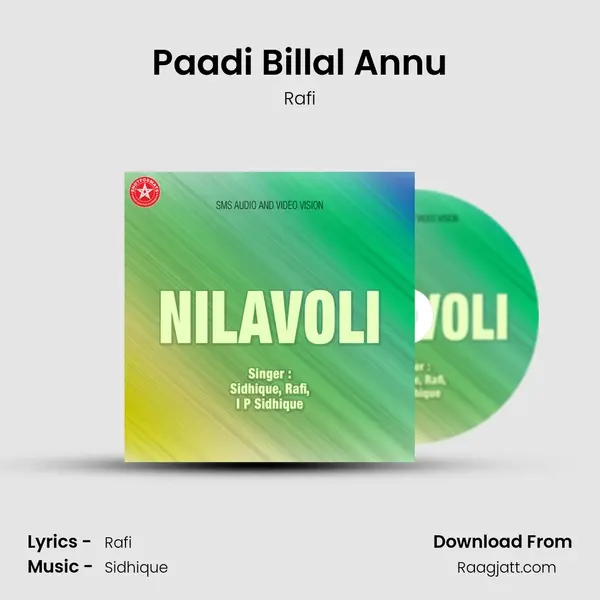 Paadi Billal Annu - Rafi album cover 