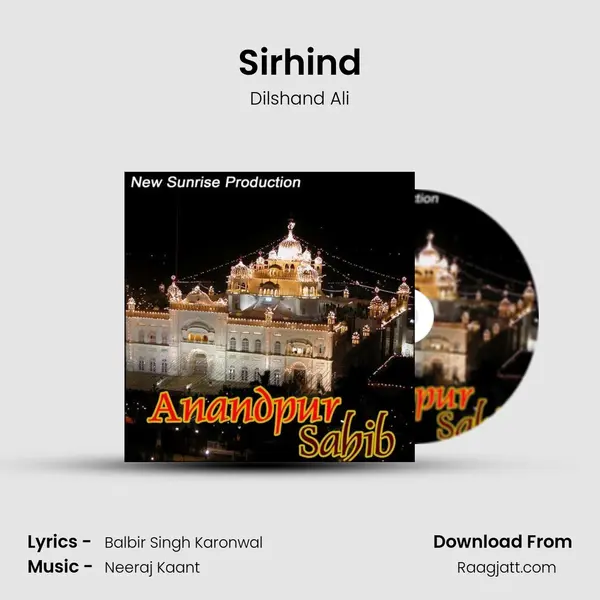 Sirhind - Dilshand Ali album cover 