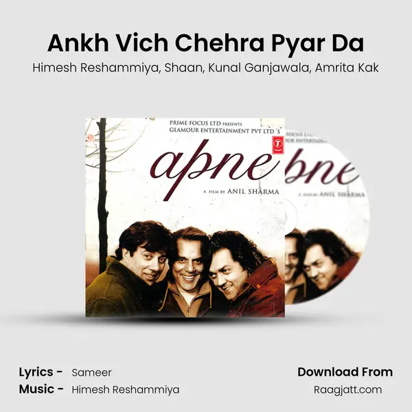 Ankh Vich Chehra Pyar Da - Himesh Reshammiya album cover 