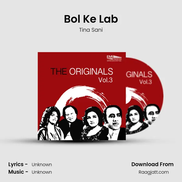 Bol Ke Lab - Tina Sani album cover 