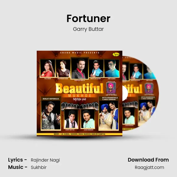 Fortuner - Garry Buttar album cover 