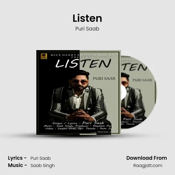 Listen - Puri Saab album cover 