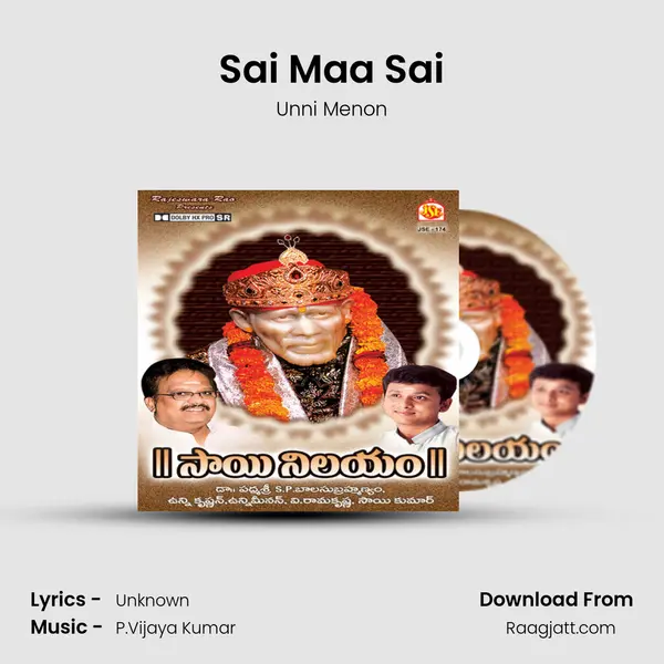 Sai Maa Sai - Unni Menon album cover 