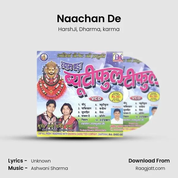 Naachan De - HarshJi album cover 