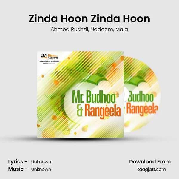 Zinda Hoon Zinda Hoon - Ahmed Rushdi album cover 