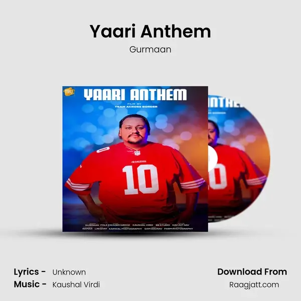 Yaari Anthem mp3 song