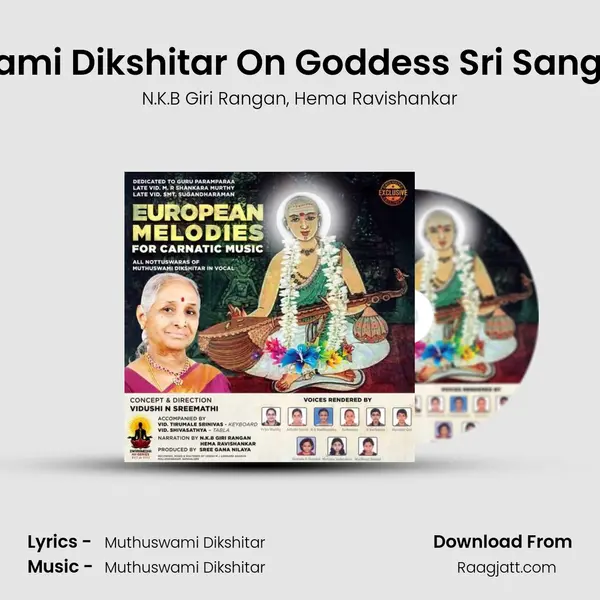 Nottuswaras Of Muthuswami Dikshitar On Goddess Sri Sangeeta Devi An Introduction - N.K.B Giri Rangan album cover 