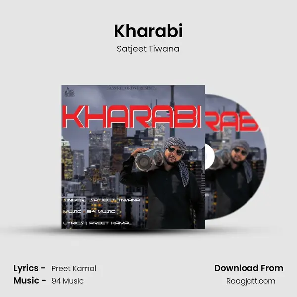 Kharabi - Satjeet Tiwana album cover 