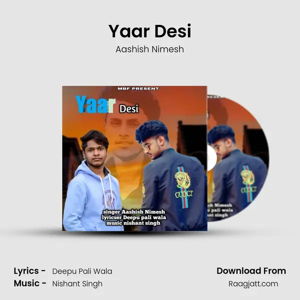 Yaar Desi - Aashish Nimesh album cover 