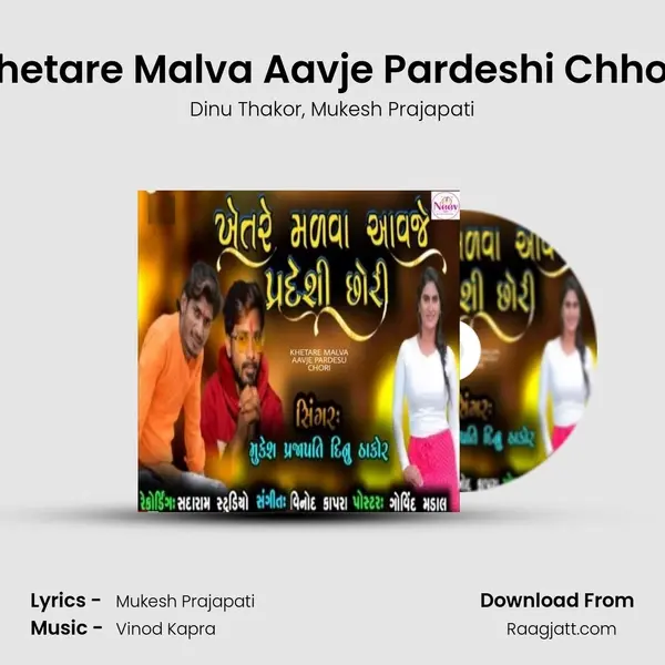 Khetare Malva Aavje Pardeshi Chhori - Dinu Thakor album cover 