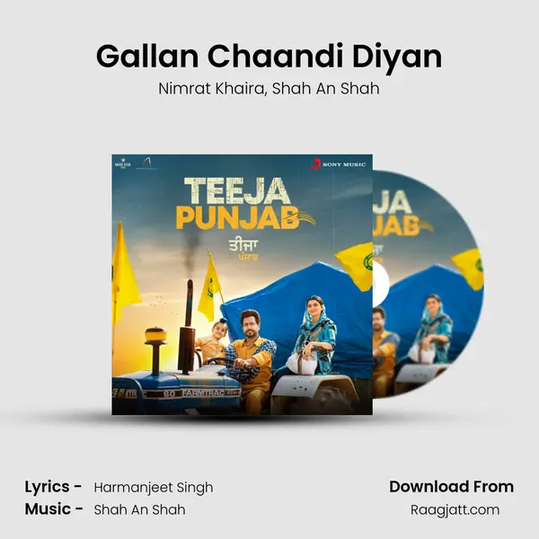 Gallan Chaandi Diyan - Nimrat Khaira album cover 