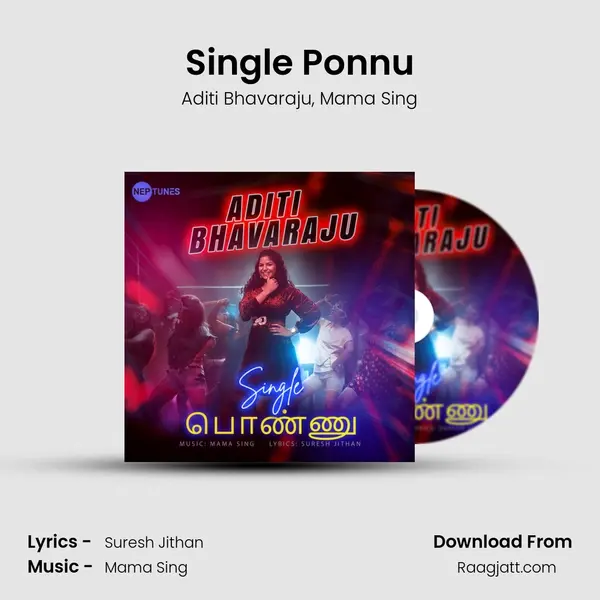 Single Ponnu - Aditi Bhavaraju album cover 