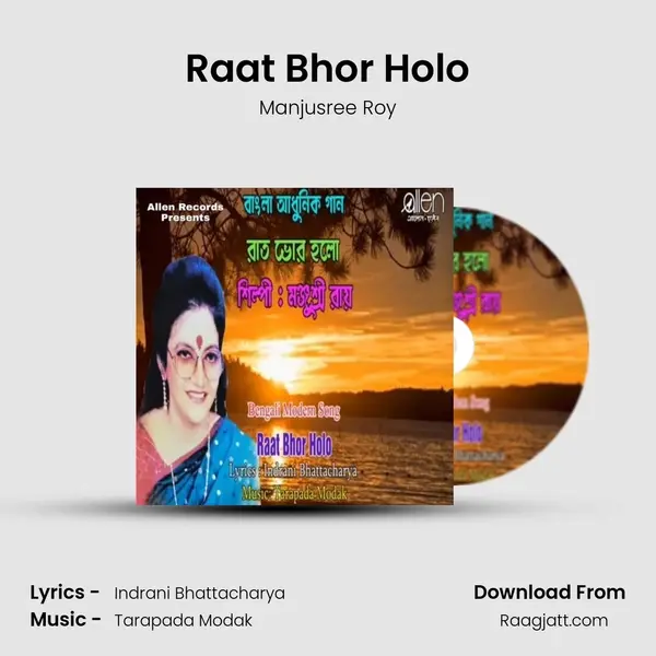 Raat Bhor Holo - Manjusree Roy album cover 