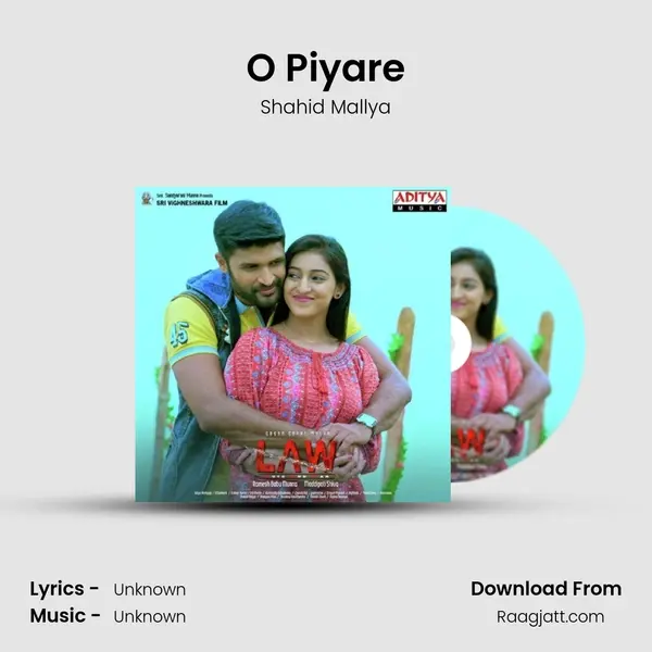 O Piyare - Shahid Mallya album cover 